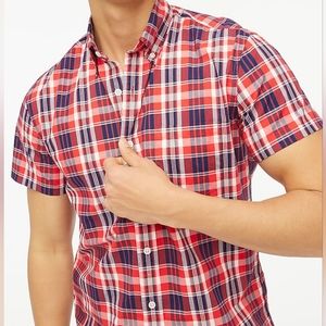 J. Crew Men's Short-Sleeve Flex Casual Shirt New Size Medium